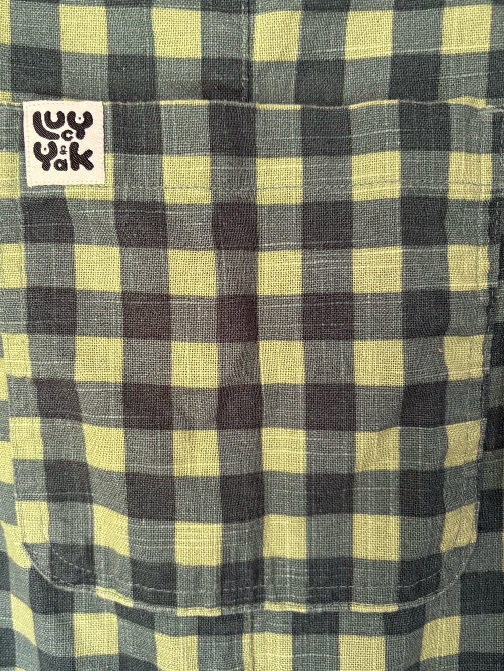 Lucy & Yak | Ali Slouchy Cotton Dungaree | Gabriella Gingham Print | UK 14/US 10 - Picture 2 of 9